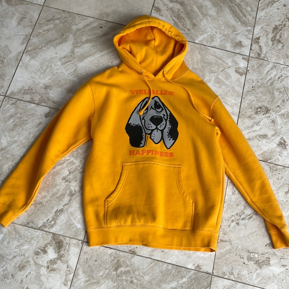 Yellow hoodie